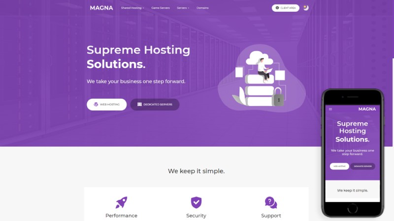 Magna WHMCS Theme